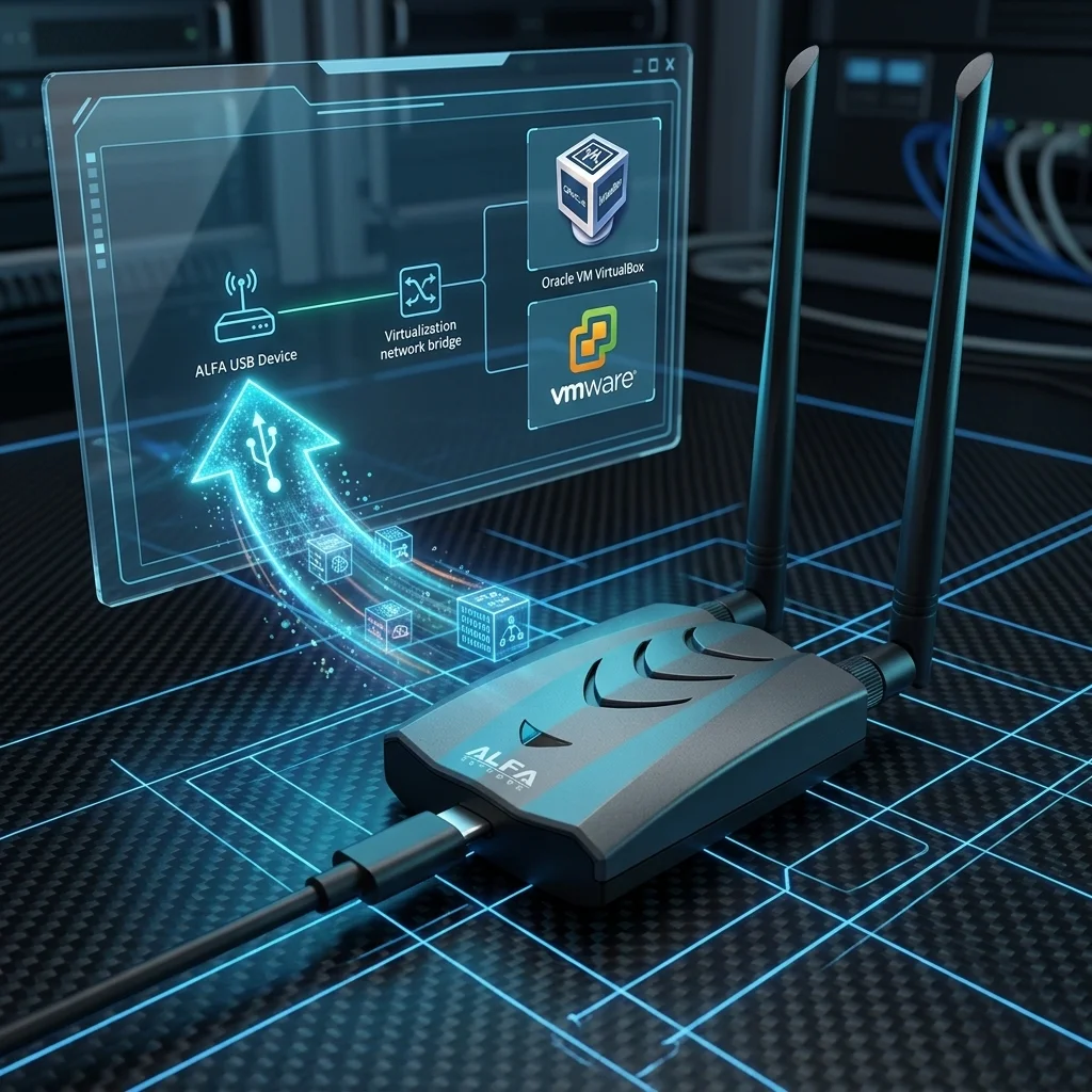 ALFA-Adapter USB-Passthrough: VirtualBox & VMware Setup-Anleitung