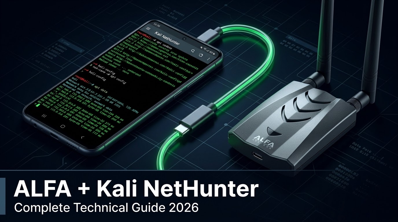 ALFA WLAN-Adapter mit Kali NetHunter: Vollständiger Technischer Leitfaden 2026