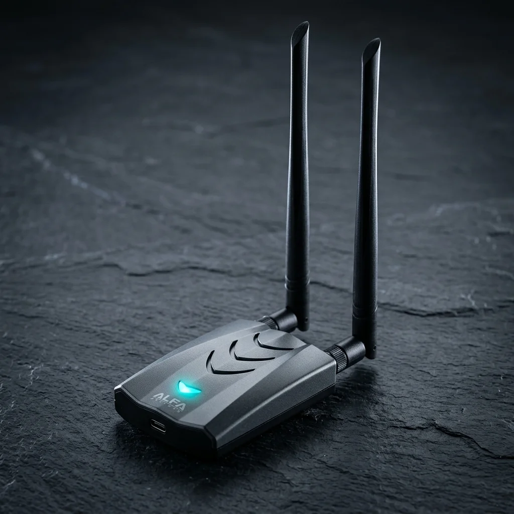 ALFA AWUS036ACH Einrichtungshandbuch für Kali Linux: Monitor-Modus & Packet Injection (2026)